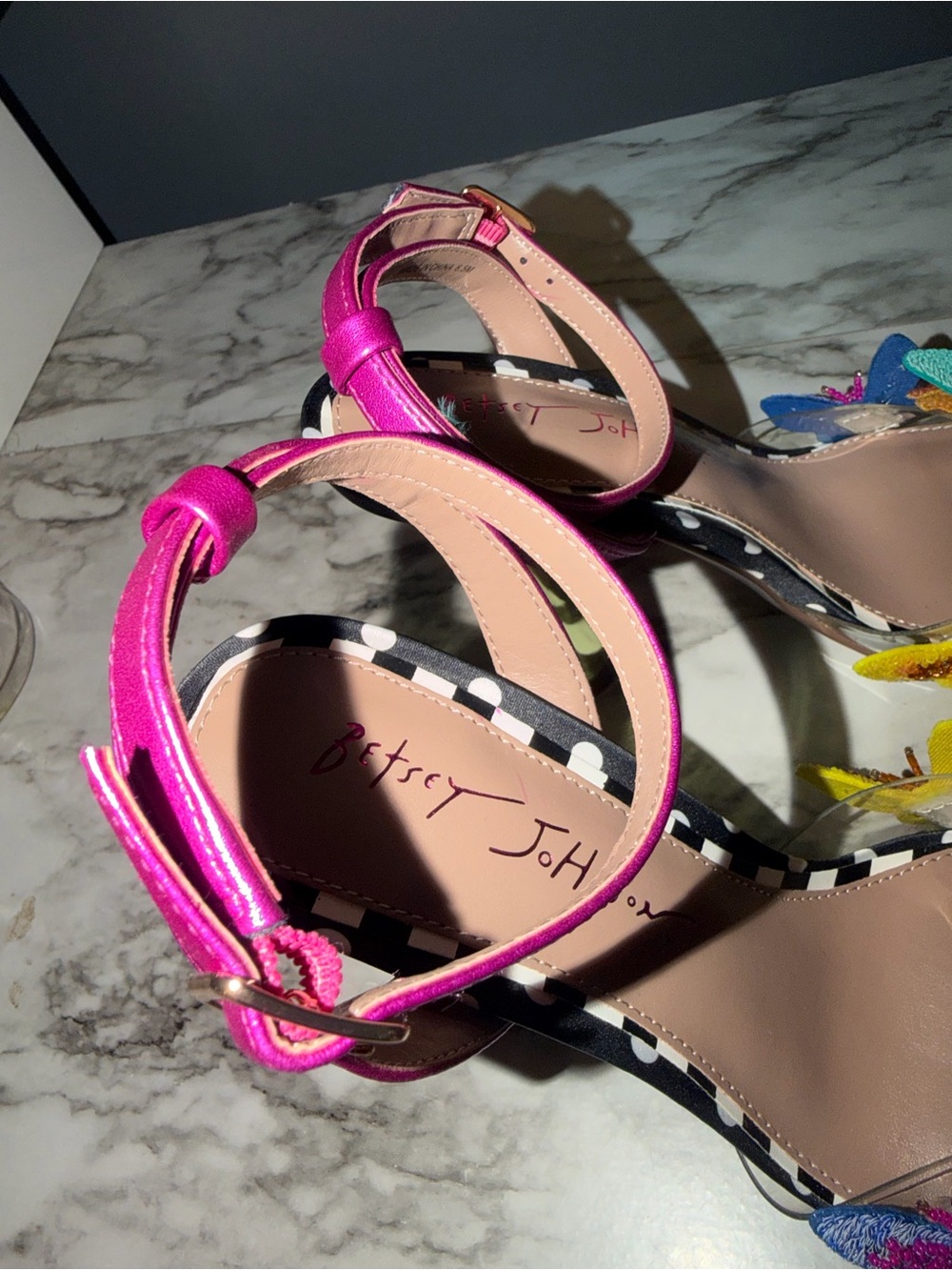 Betsey Johnson butterfly heels - Picture 7 of 9
